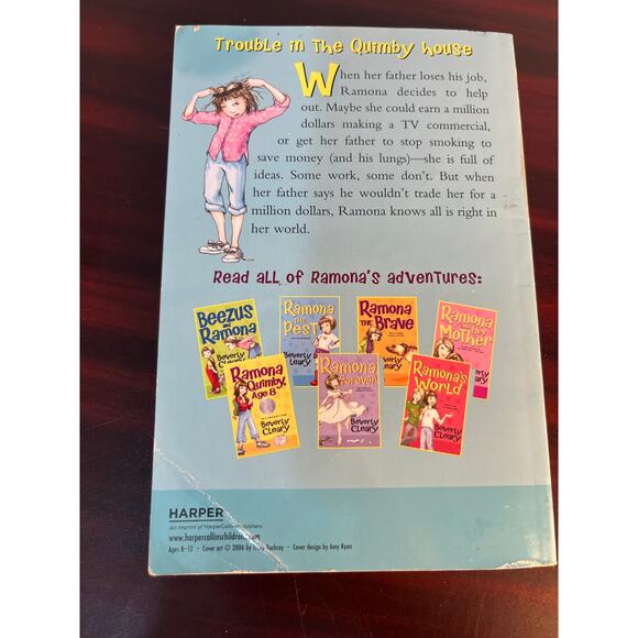 Ramona Quimby Books Lot of 4 Beverly Clearly - Picture 11 of 11